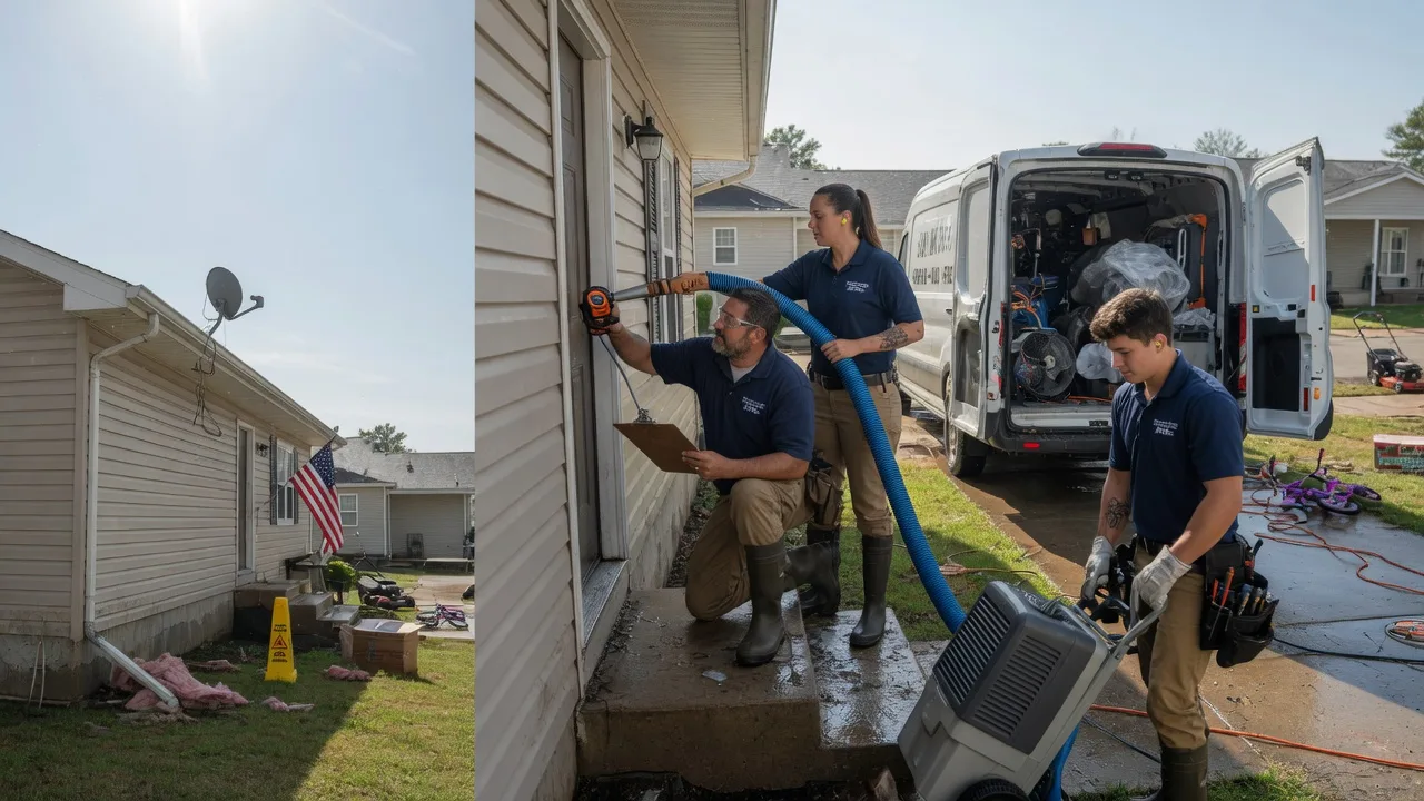 Ceiling Water Damage Restoration in Harwood, ND near me
